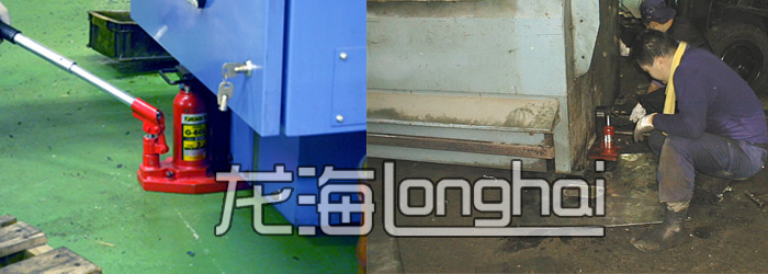 鹰牌G-25L加长型爪式千斤顶使用案例图 鹰牌G-25L加长型爪式千斤顶使用案例图